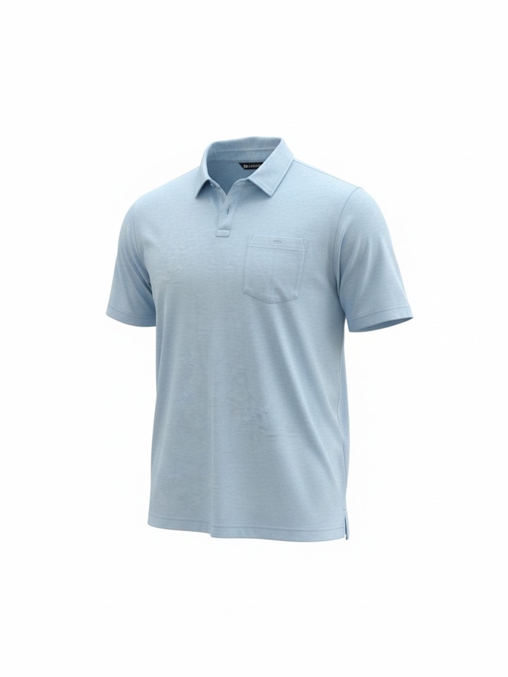Travis Mathew Pale Blue Chest-Pocket Polo